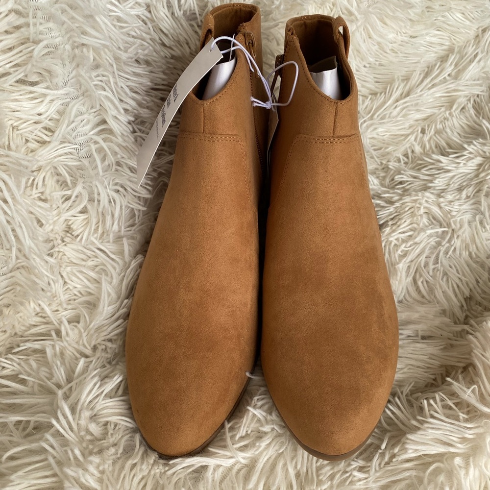 New Old Navy suede booties